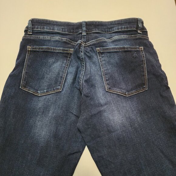 DL1961 Dark Wash Stretch Denim High Rise Danny Model Skinny Jeans - Picture 2 of 6